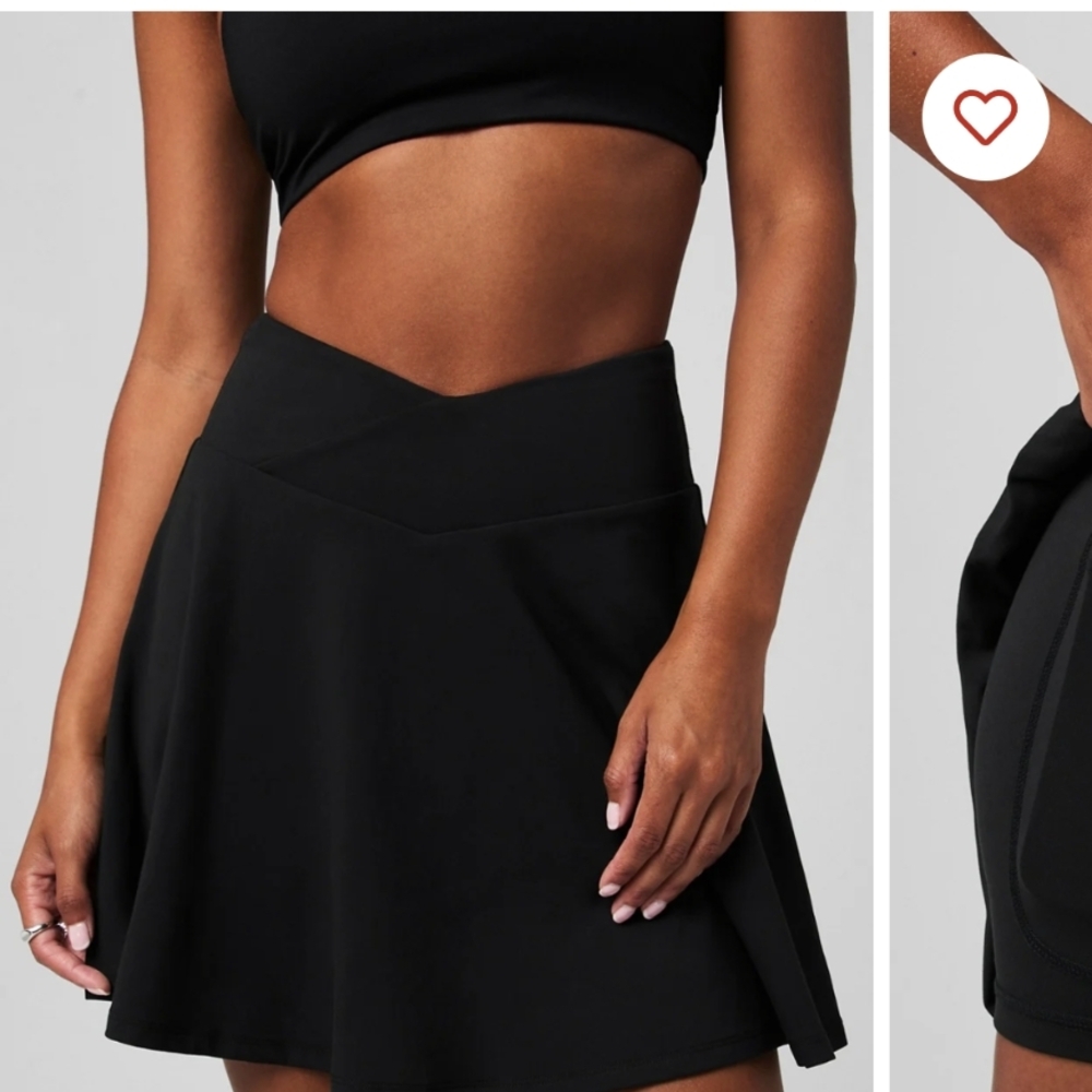 Fabletics Black Athletic Skort